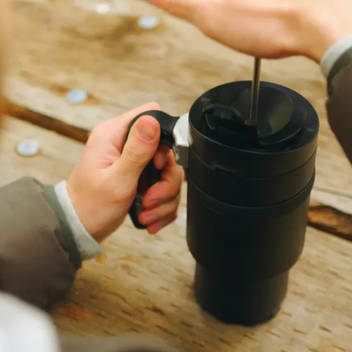 Travel brewer french press