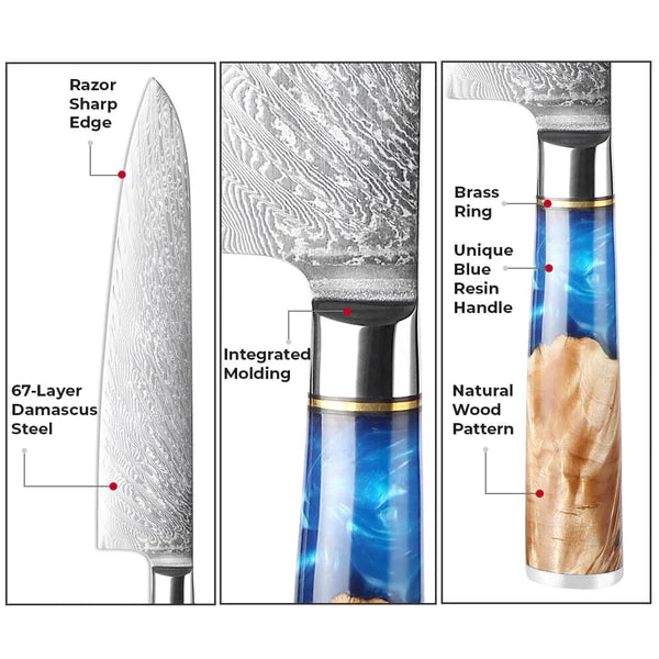 details on the gourmet chefs knife
