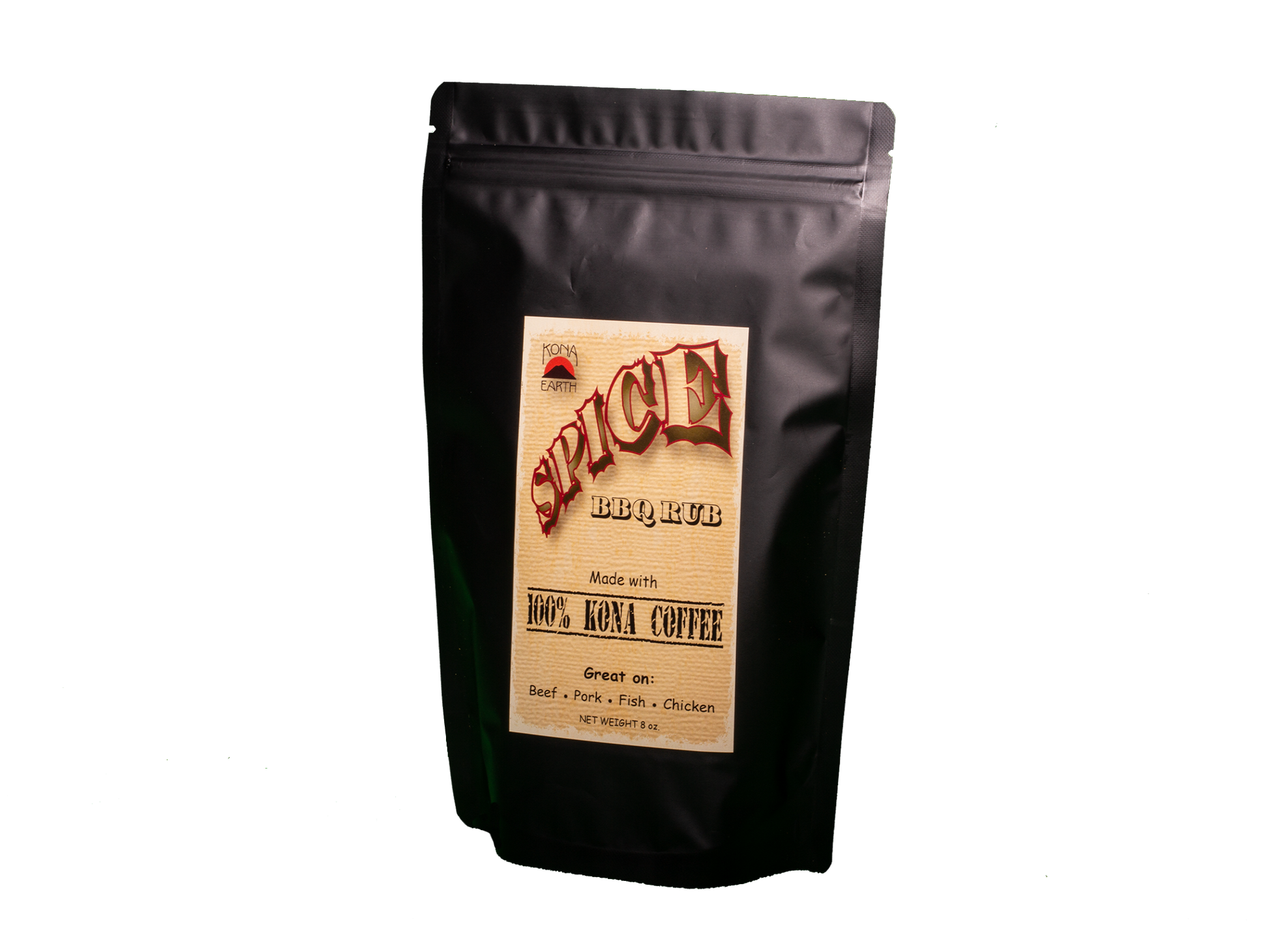 bag of Kona Earth BBQ meat rub