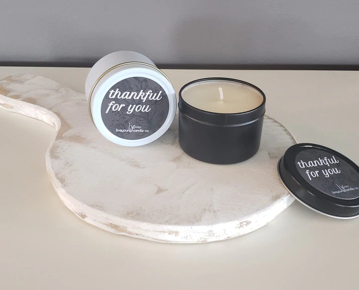 Thankful for you candle
