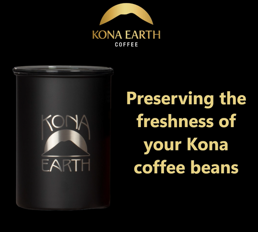 Kona Earth Airscape Canister for coffee storage