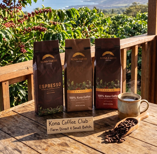 Kona Earth subscription coffees