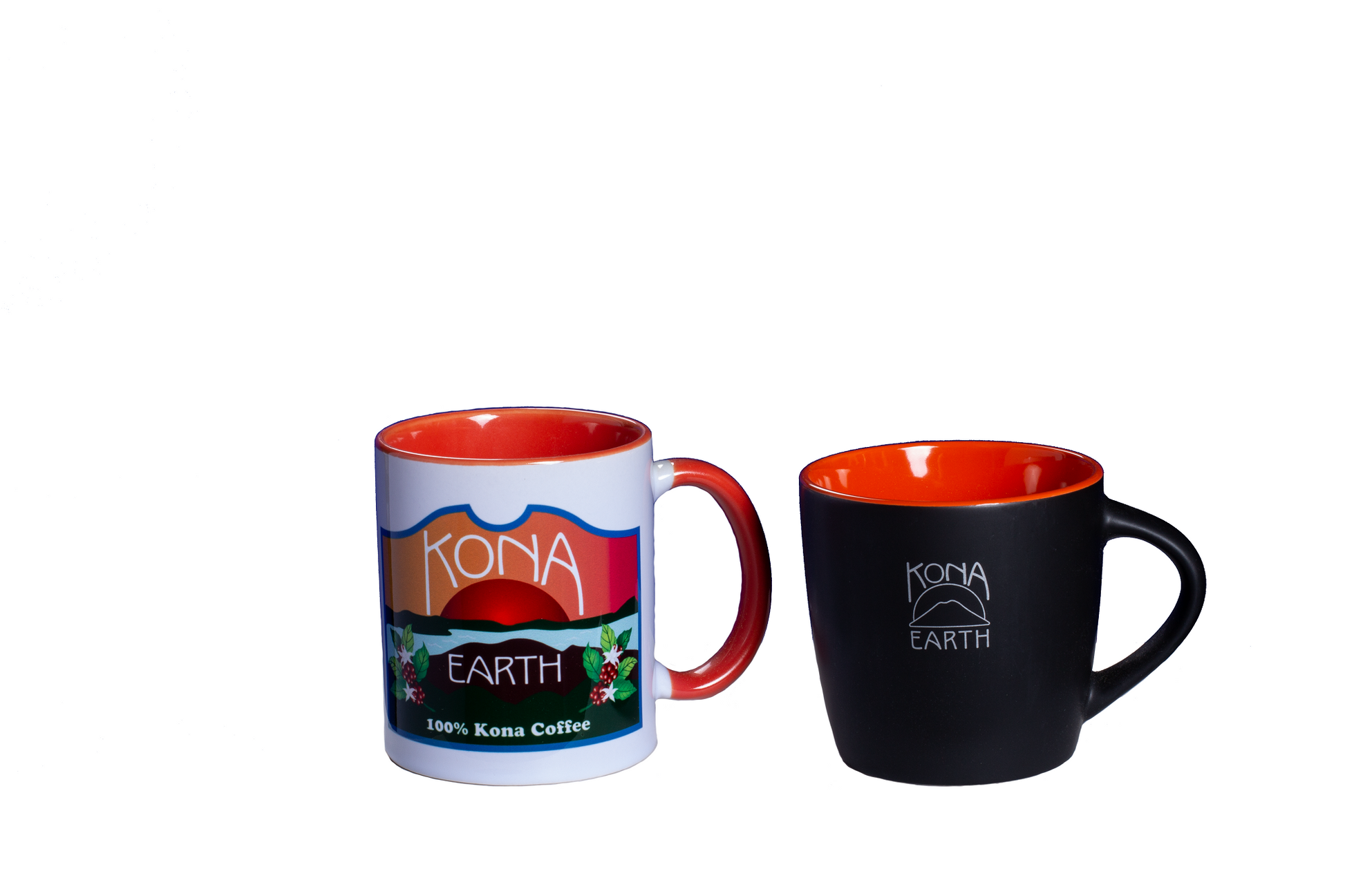2 Kona Earth mugs