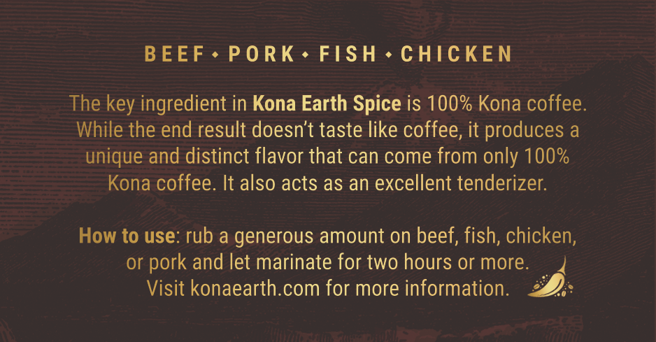 Kona Coffee BBQ Rub Gourmet Gift Set