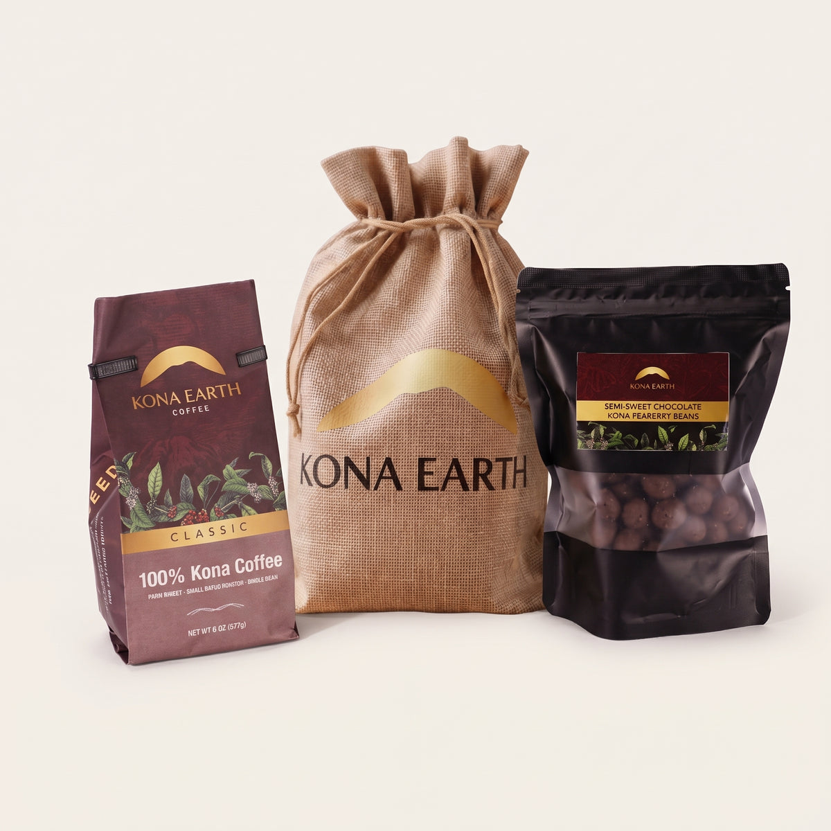Kona Classic Coffee and Hawaiian Chocolate Gift Bundle