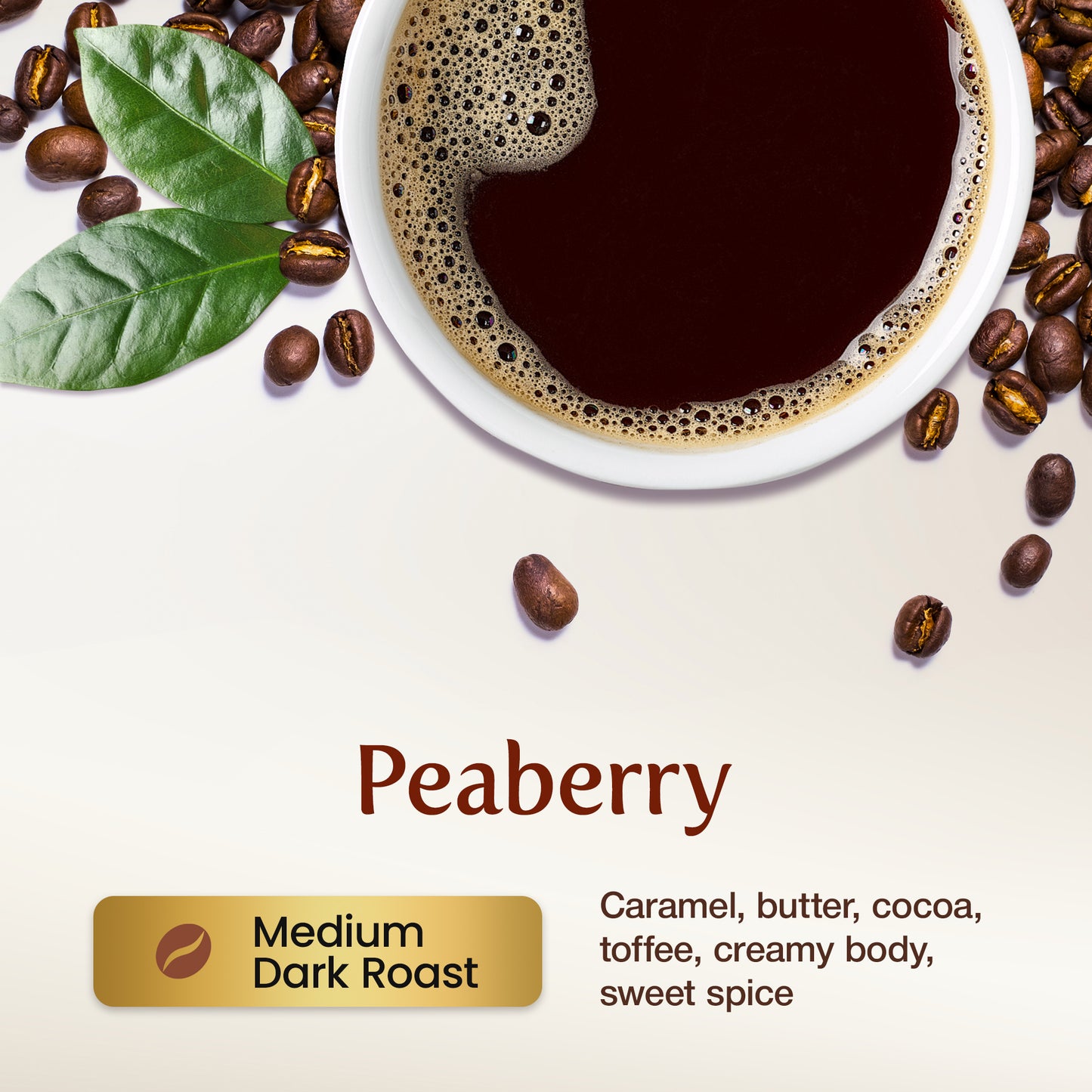 100% Kona Peaberry Coffee (16 oz)