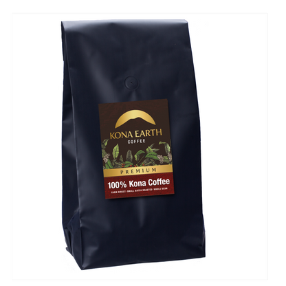 100% Kona Premium Coffee (8oz, 16oz, 5 lb) - Kona Earth Coffee