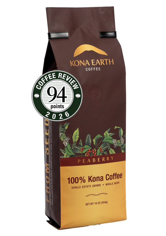 100% Kona Peaberry Coffee, The Champagne of Kona