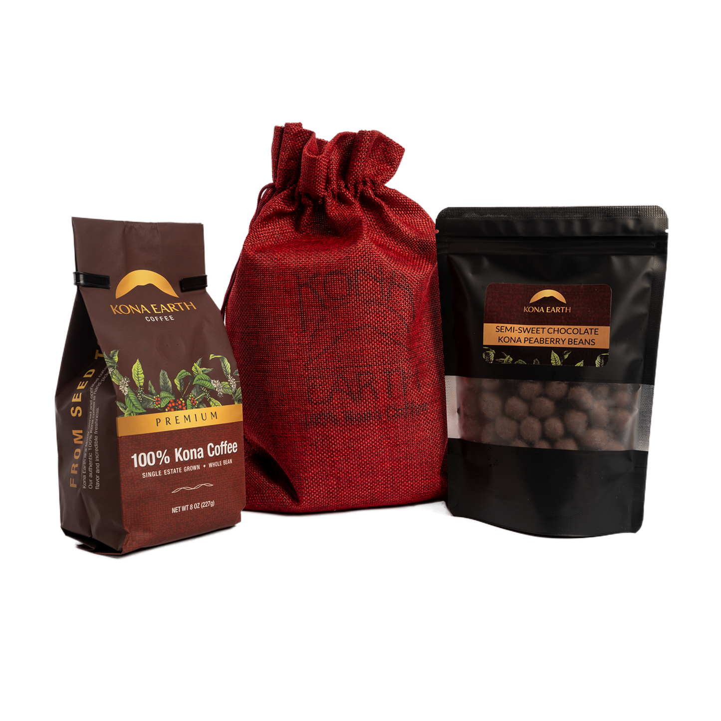 Kona coffee and chocolate gift bundle