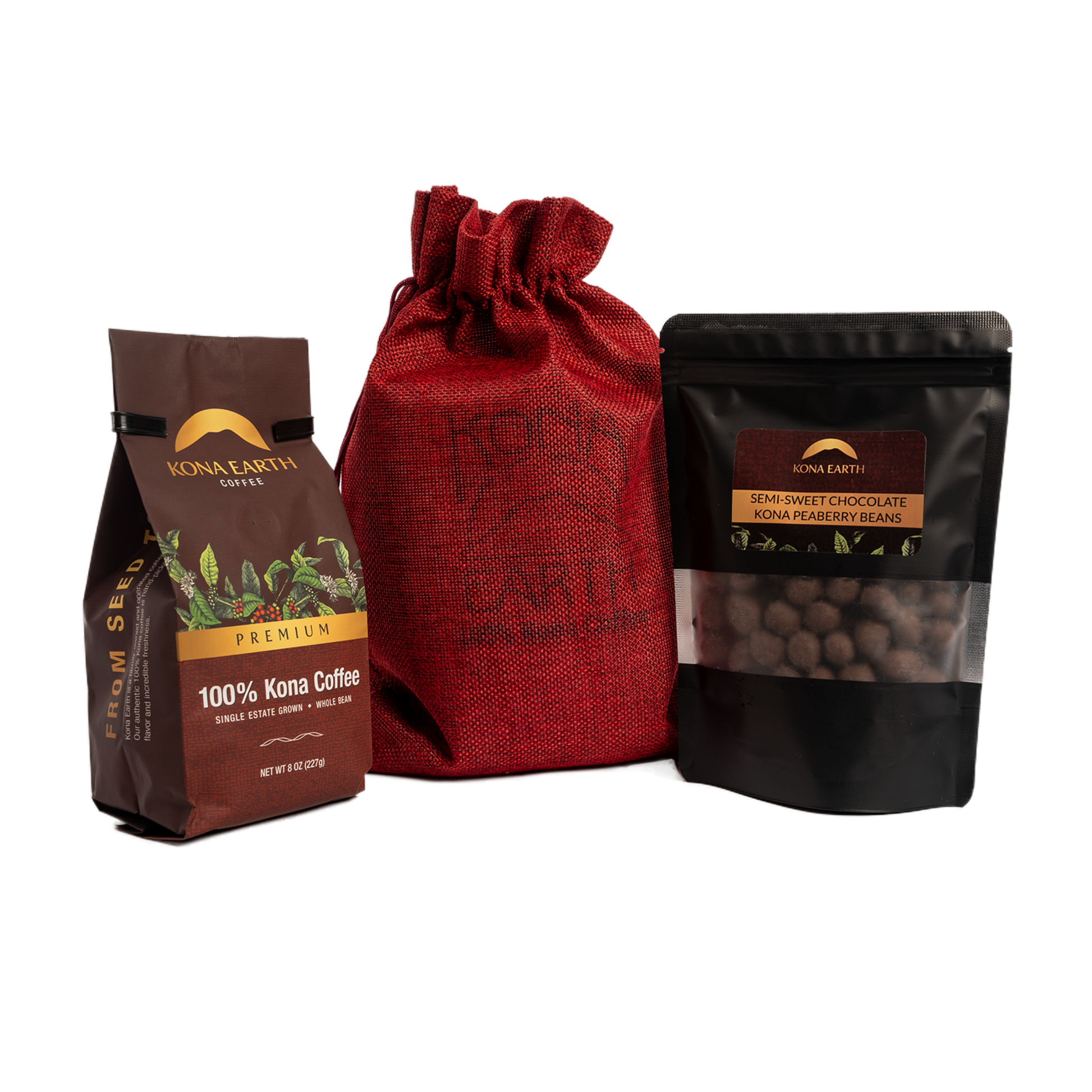 Kona coffee and chocolate gift bundle