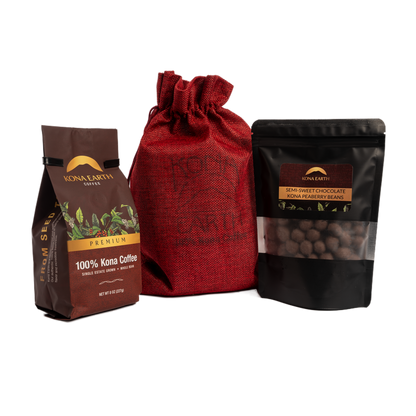 Kona coffee and chocolate gift bundle