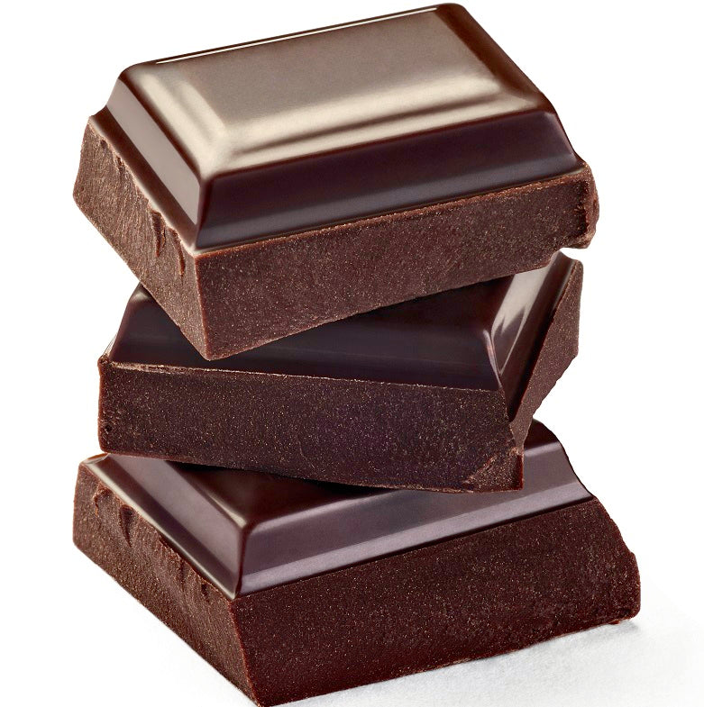 75% dark Kona chocolate squares