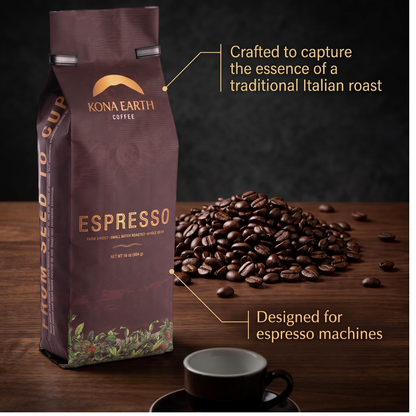 Hawaiian Espresso Roast, Award-Winning Dark Roast