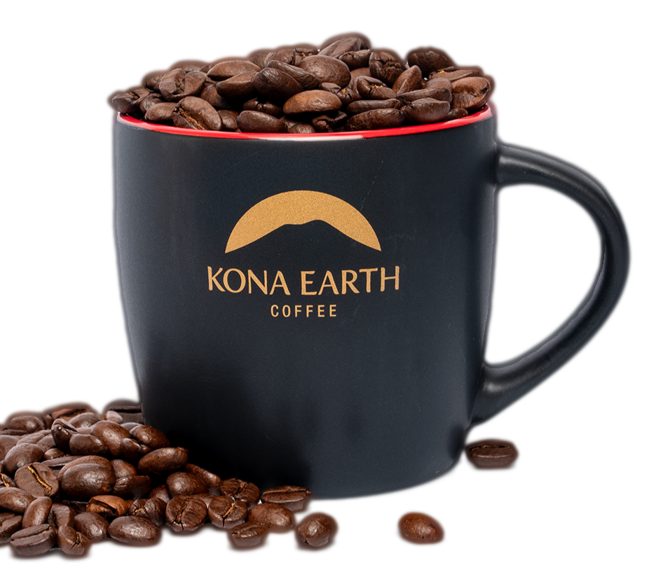 Kona Coffee & Mug Gift Set - Kona Earth Coffee