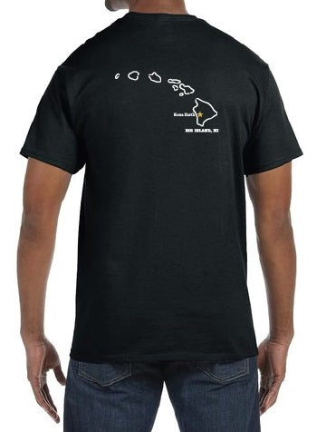 Kona Earth Black T-Shirt - Kona Earth Coffee