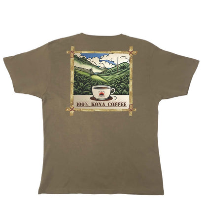 Kona Earth Brown T-Shirt - Kona Earth Coffee