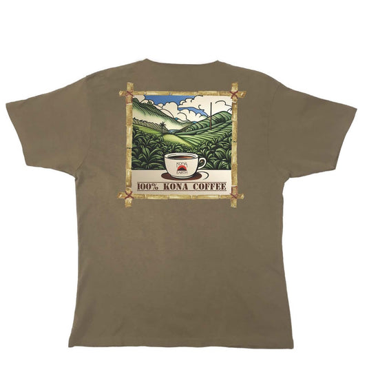 Kona Earth Brown T-Shirt - Kona Earth Coffee