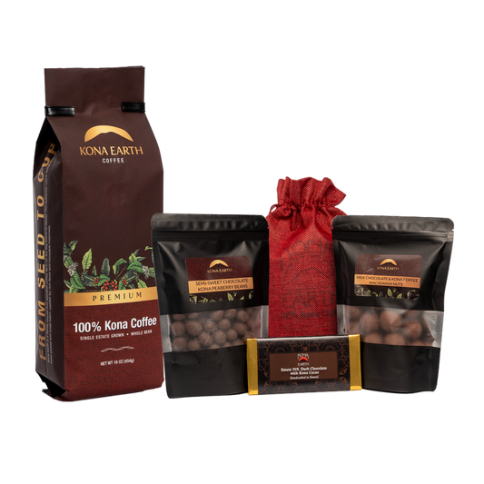 Kona Coffee & Hawaiian Chocolate Aloha Gift Set