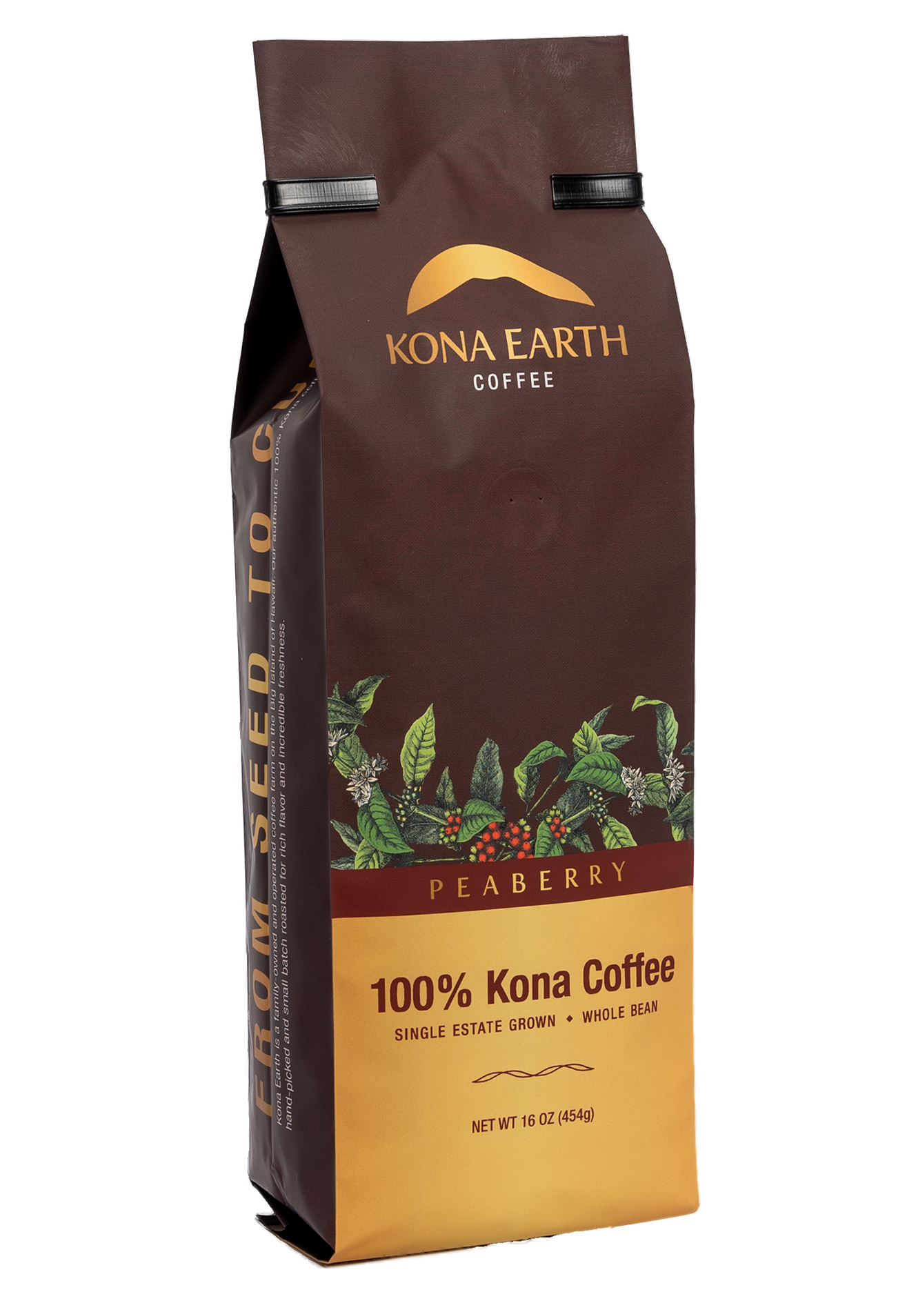 100% Kona Peaberry Coffee - Out of Stock  (~$2.19/cup) - Kona Earth Coffee