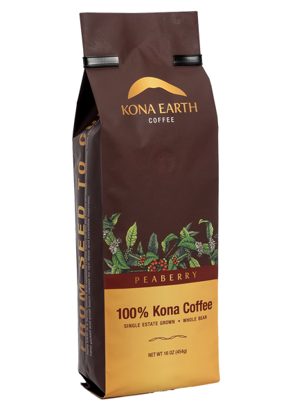 100% Kona Peaberry Coffee - Out of Stock  (~$2.19/cup) - Kona Earth Coffee