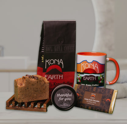 "Thankful for You" Kona Coffee Gift Set