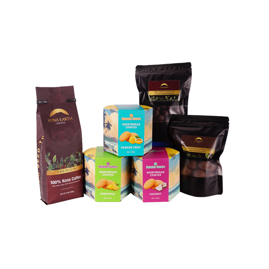 Ultimate Kona Coffee & Hawaiian Sweets Gift Bundle