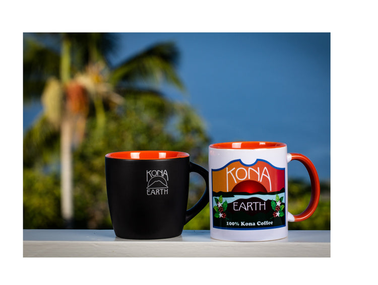 Kona Earth Coffee - Coffee & Mug Gift Set