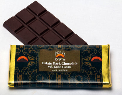 Kona cacao dark chocolate bars