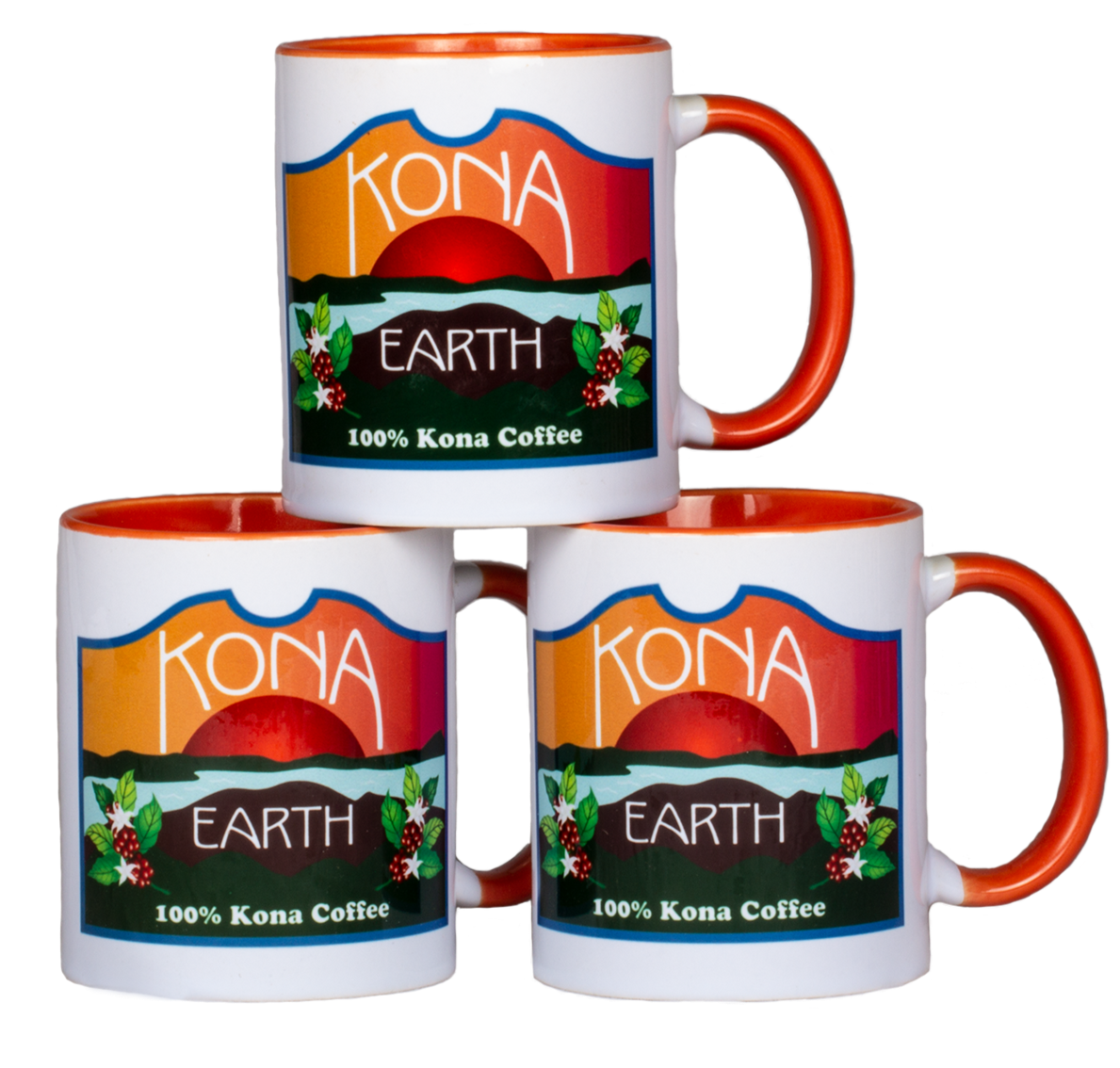 Kona coffee mugs