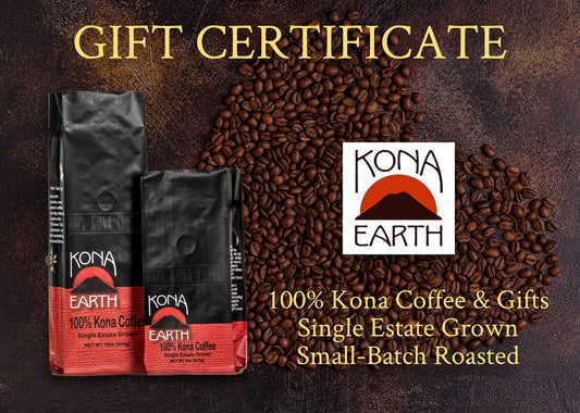 Kona coffee gift card