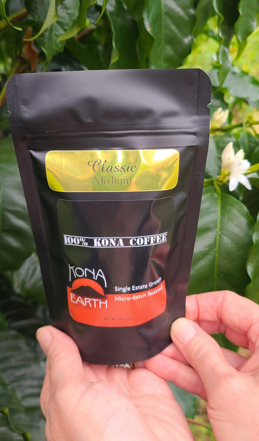Kona Earth Coffee - Coffee & Mug Gift Set